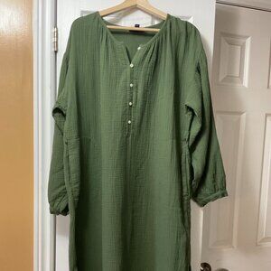 Cotton dress women's size Large